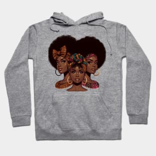 Afro Hair Sistas Hoodie